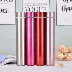 Slim Thin Double Wall Stainless Steel Thermos Vacuum Flask