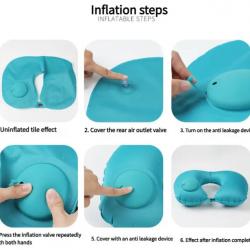 Inflatable Travel Neck U-Shaped Pillows