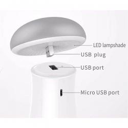 MUSHROOM LED 2-In-1 Power Bank