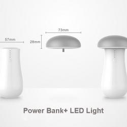 MUSHROOM LED 2-In-1 Power Bank