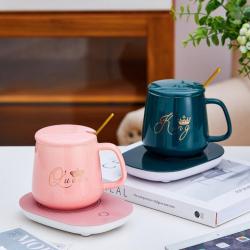 Ceramic Mug with Electronic Warming Pad