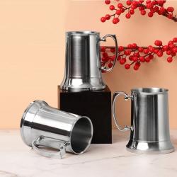 Stainless Steel Metal Tankard Mug