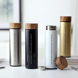 500ml WOOD Premium Stainless Steel Thermos