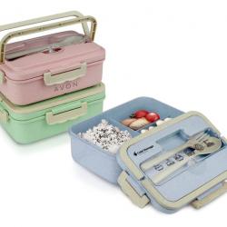 Wheat Straw Bento Lunch Box Set