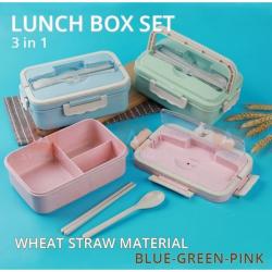 Wheat Straw Bento Lunch Box Set