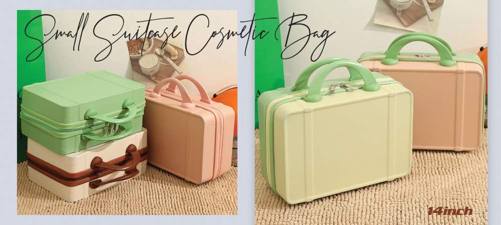 Small Suitcase Cosmetic Bag